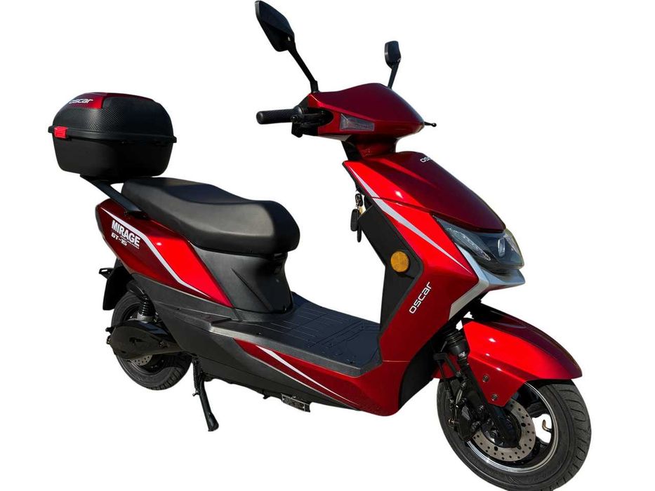Електроскутер Oscar Mirage GT-15 1500W 72V 25Ah графен червоний двомісний