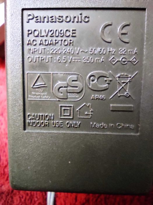 Telefon domowy bezprzewodowy Panasonic KX-TGA810PD + stacja + zasilacz