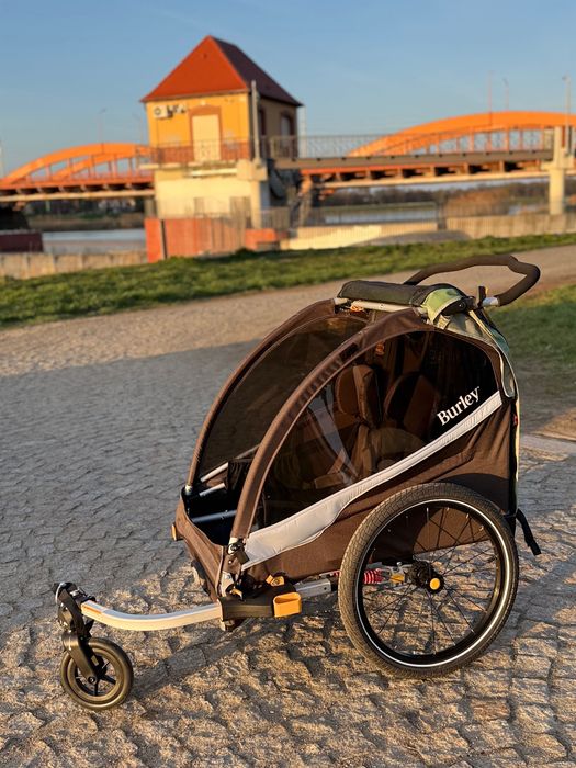 Burley D'Lite X double przyczepka do roweru super stan
