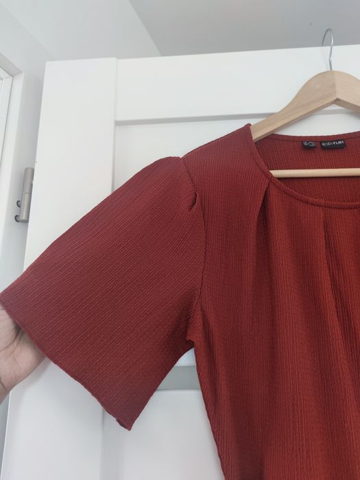 Brązowa sukienka prosta bodyflirt M 38