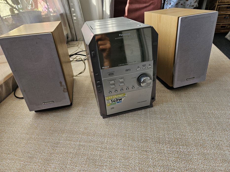 Wieża panasonic sa-pm19 uszkodzona