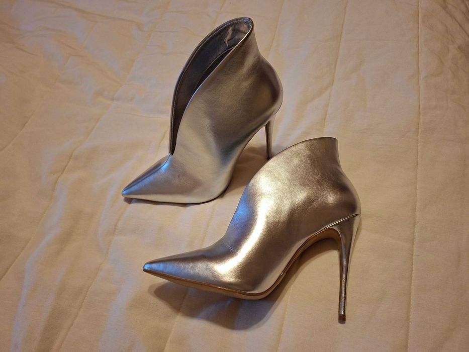 Szpilki srebrne, rozmiar 39, szpilka 12cm