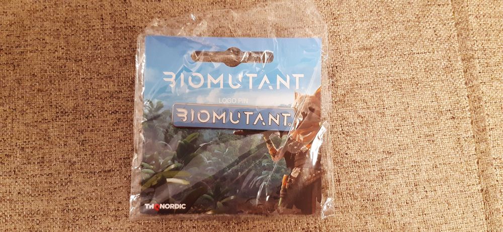 kolekcjonerska przypinka z gry biomutant