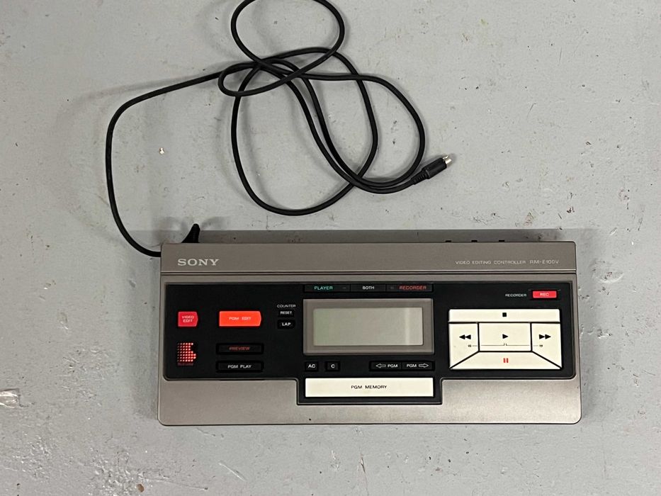 Sony Video Editing Controller RM-E100V. Muito pouco usado