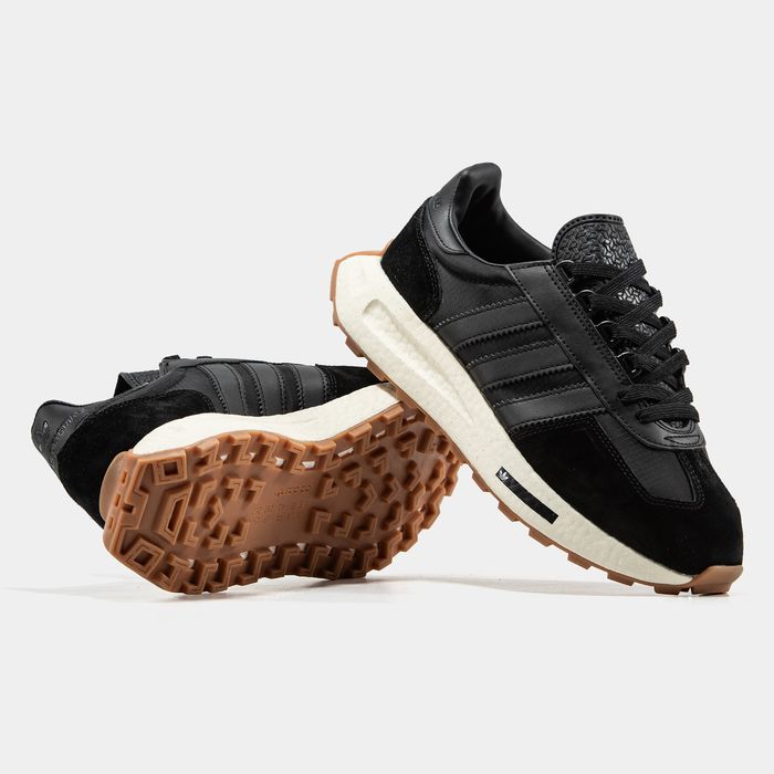 Чоловічі кросівки адідас чорні сірі  Adidas Retropy E5