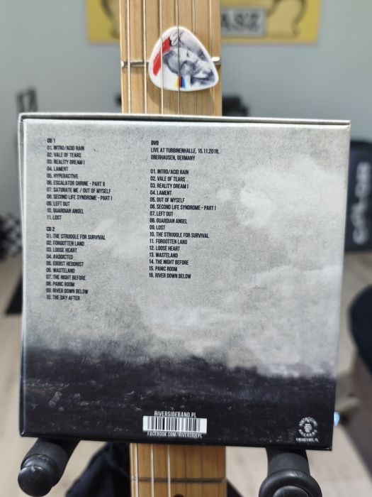 Riverside - Wasteland tour 2018-2020 CD Dvd Blu-ray autografy
