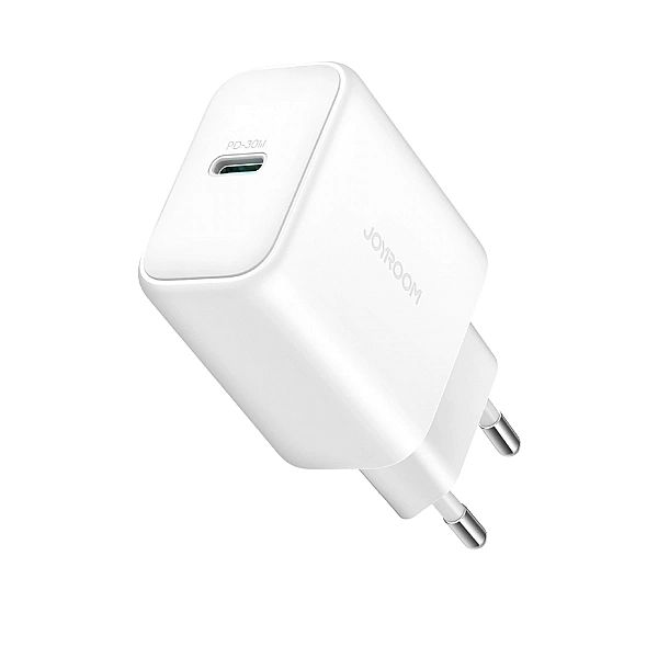 Ładowarka Joyroom JR-TCF24 sieciowa USB-C PD 30W QC SFC - biała + kabe