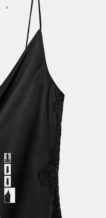 Атласна сукня ZARA