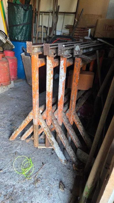 cavaletes de metal altura ajustável para obras