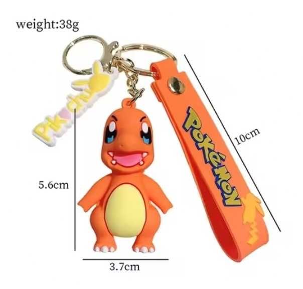 Brelok gumowy Pokemon Charmander