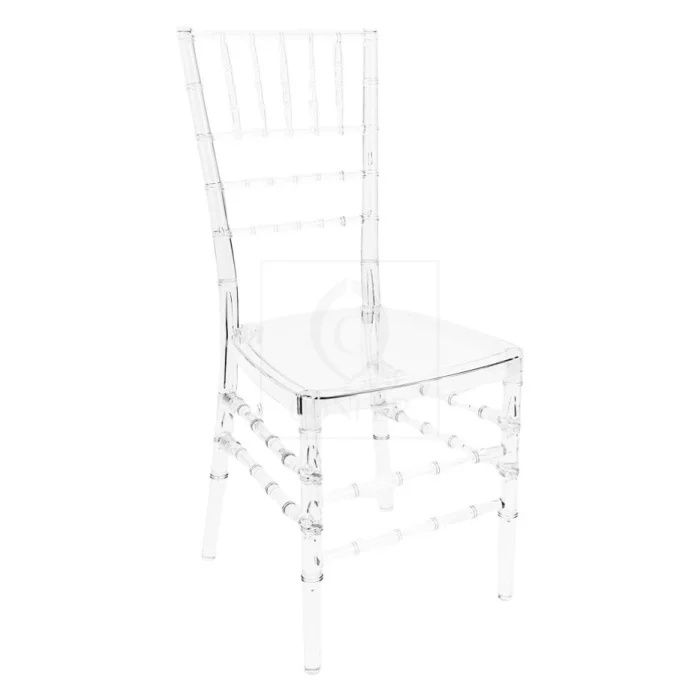 4 Cadeiras de plástico Chiavari - transparente