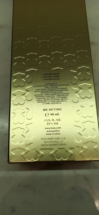 Tous Gold woda perfumowana ok. 65 ml + kolczyki