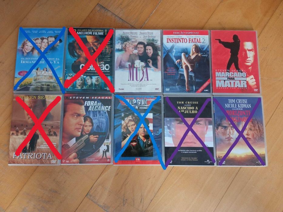 Vendo os filmes de todos os anúncios por 45€
