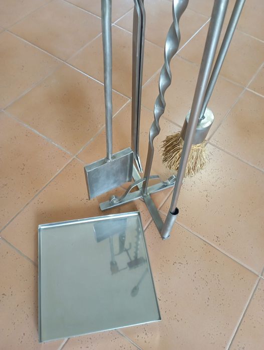 Utensílios para lareira INOX