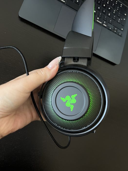 Headset Gaming Razer Kraken Kitty Edition Black RGB - Com Caixa