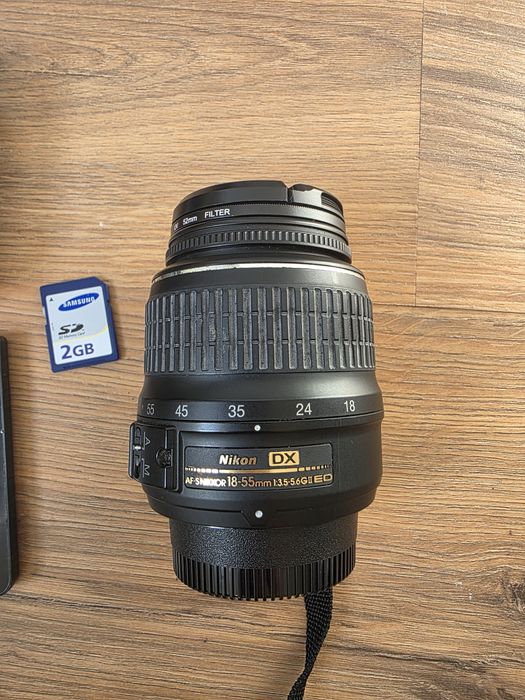 Nikon d3000 com lente 18-55mm e 55-250mm