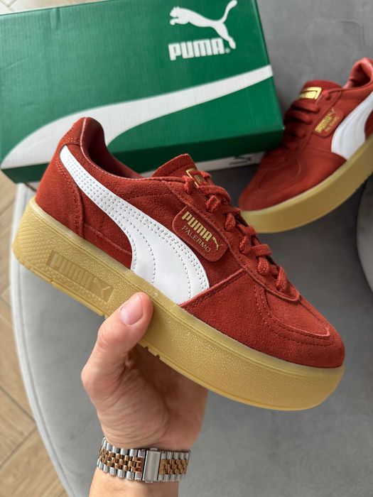 Puma Palermo Sneakersy Damskie Rdzawe Zamszowe Model 390348-03 Rozmiar 37,5 Nowe