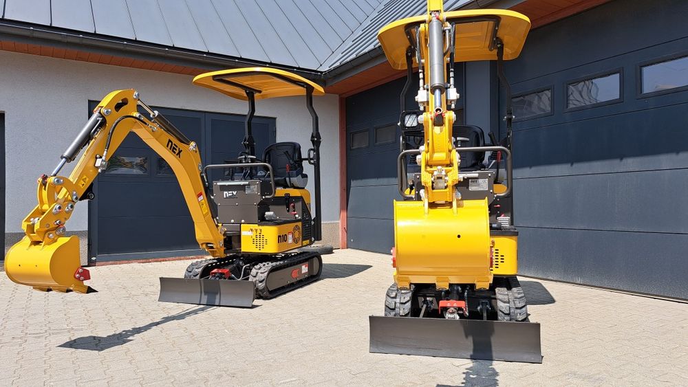 Minikoparka Nex N10 Briggs, 1100kg, Joystick, 2026.