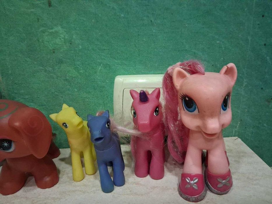 Фігурки Поняшки свинка Пеппа Мінні Маус Три кота Карамелька Джордж