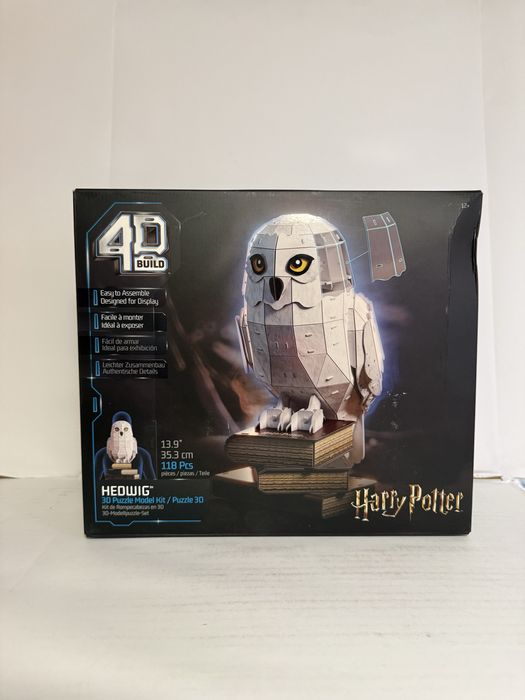4D Build Пазл для створення 3D-моделі Гаррі Поттер Сова Гедвіґа (118 деталей)
