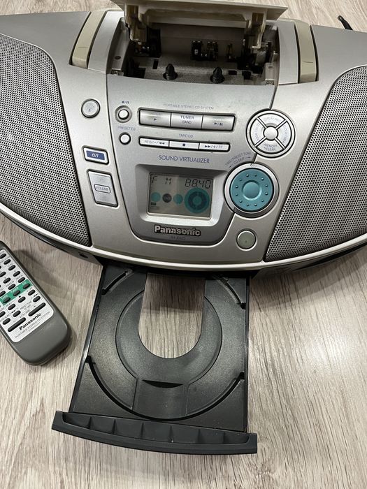 Boombox Panasonic rx-es20 z pilotem Radioodtwarzacz radio CD kasety