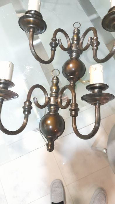 Apliques de parede em latão bronze