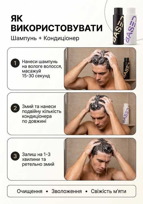 Based shampoo (перша оригінальна продукція в україні прямо з америки)