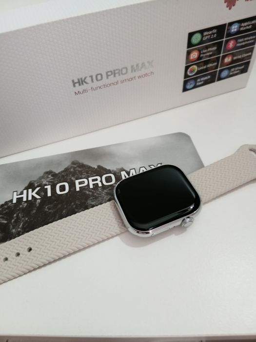 Smartwatch Srebrny HK10 Pro Max