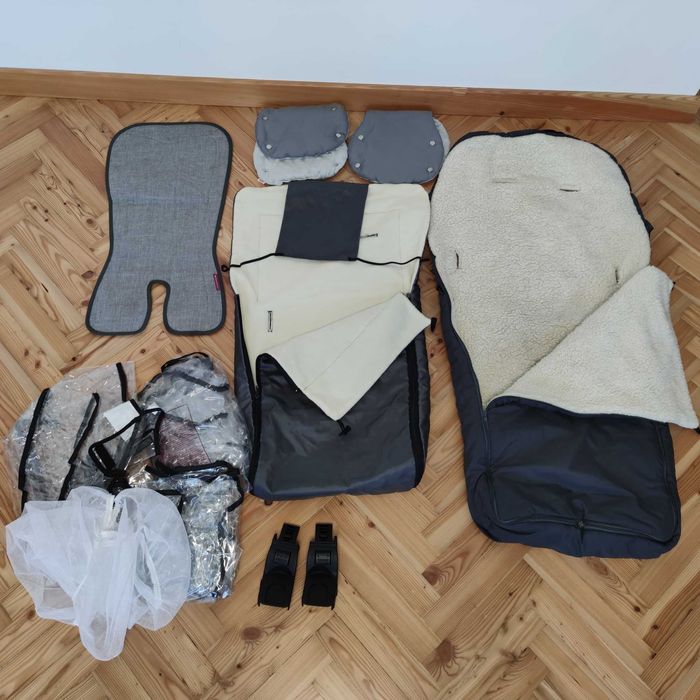 wózek wielofunkcyjny 2w1 Baby Design z mnóstwem dodatków- stan bdb