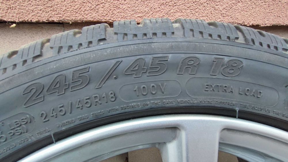 Felgi z oponami plus czujniki ciśnienia