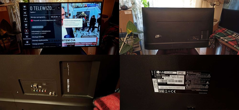 Telewizor LG 55UJ6307 Smart 4K UHD DVB-T2/S2 Hevc