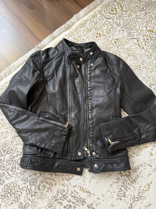 Шкіряна куртка Massimo dutti