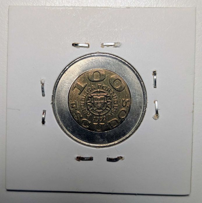 Moeda 100 escudos 1999- Unicef (com erro)