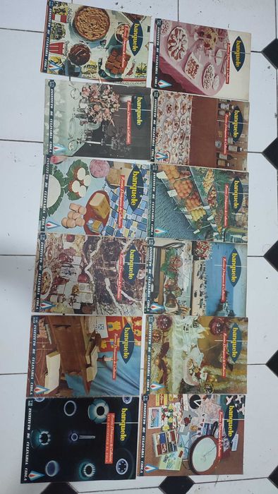 Lote 39 Revistas antigas de Culinária Banquete