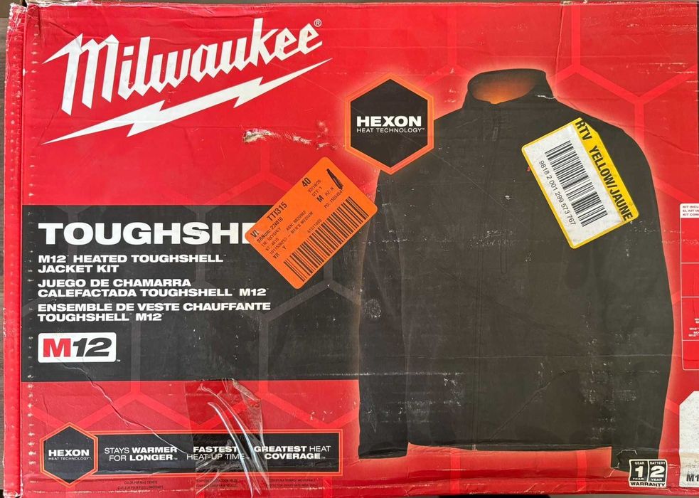 Milwaukee M12 M100B-20S kurtka podgrzewana TOUGHSHELL HEXON S