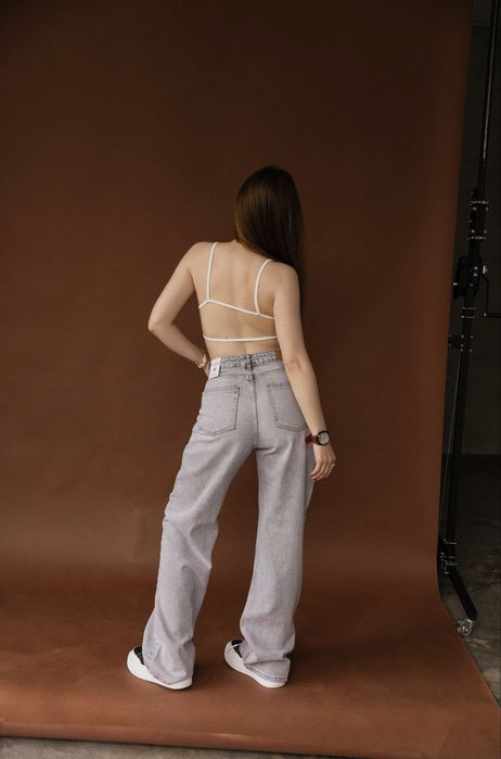 Сірі джинси прямого крою (туреччина)