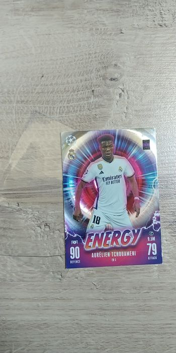 Aurelien tchouameni real madrid karta kolekcja