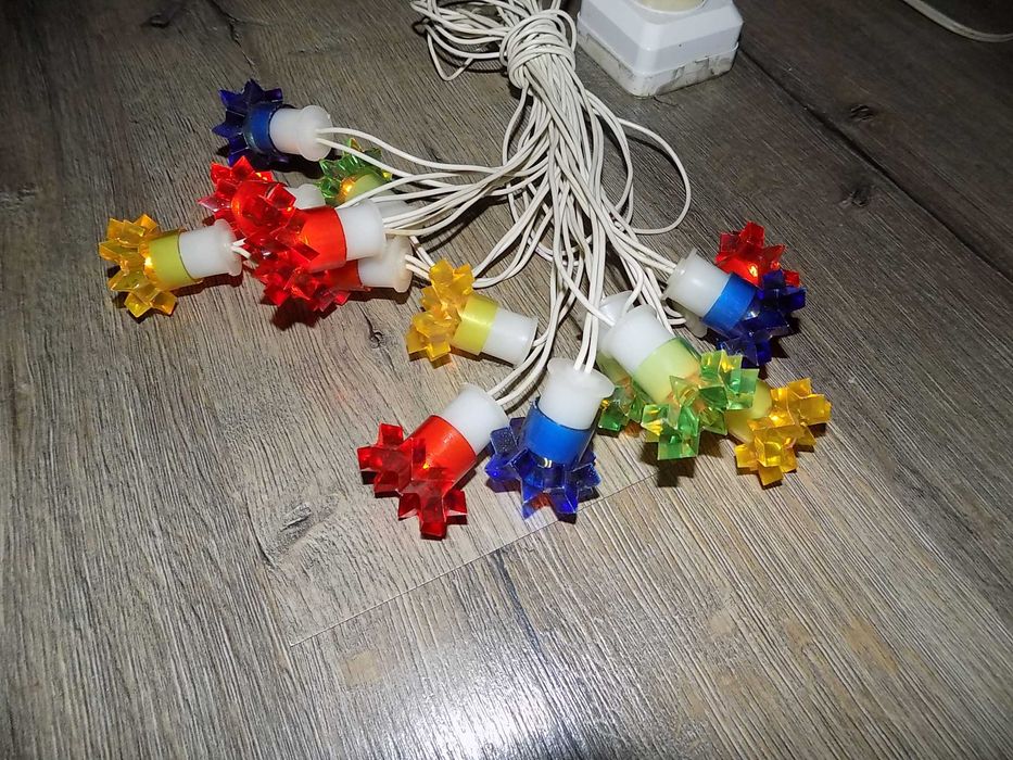 Гирлянда электрическая СССР Кристаллы