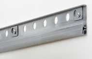Calha de suspensão, galvanizado, 200 cm com os acessório  METOD