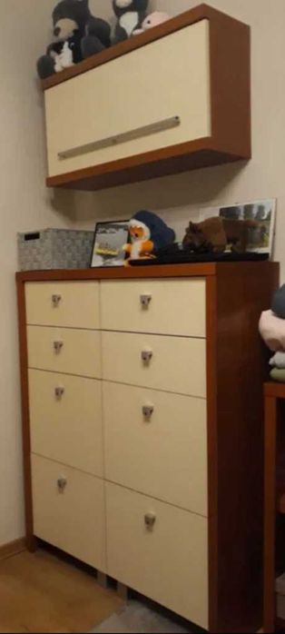 Komplet Mebli dziecięcych Black red White