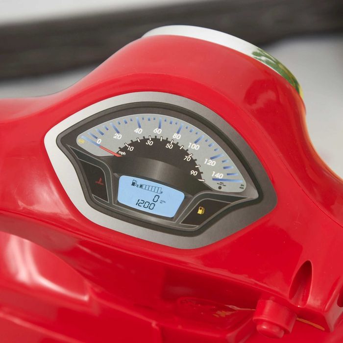 Mota Brincar Elétrica para Crianças, Vespa, Vermelho
