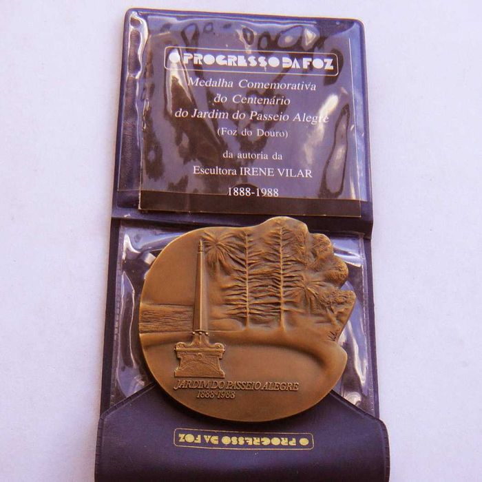 Medalha de Bronze Centenário do Jardim do Passeio Alegre por VILAR