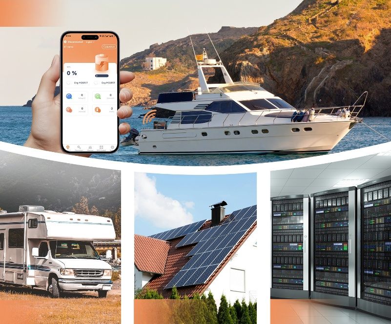 Акумулятор LifePo4 100Аг 12V Bluetooth BMS Humsienk Польща