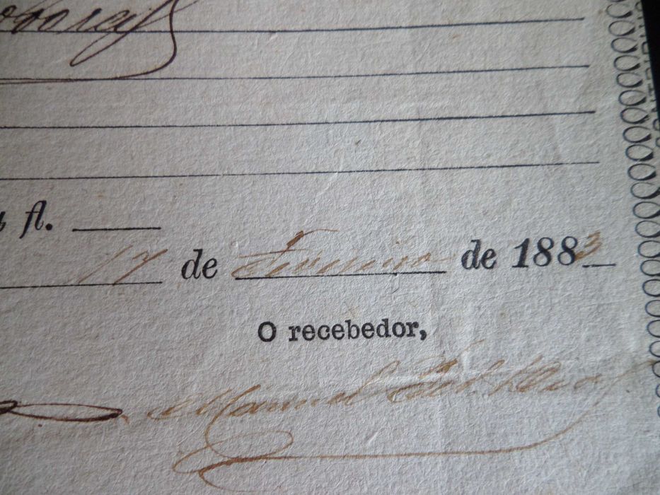 Contribuição de Registro por Titulo Oneroso, Ano 1882  Ovar