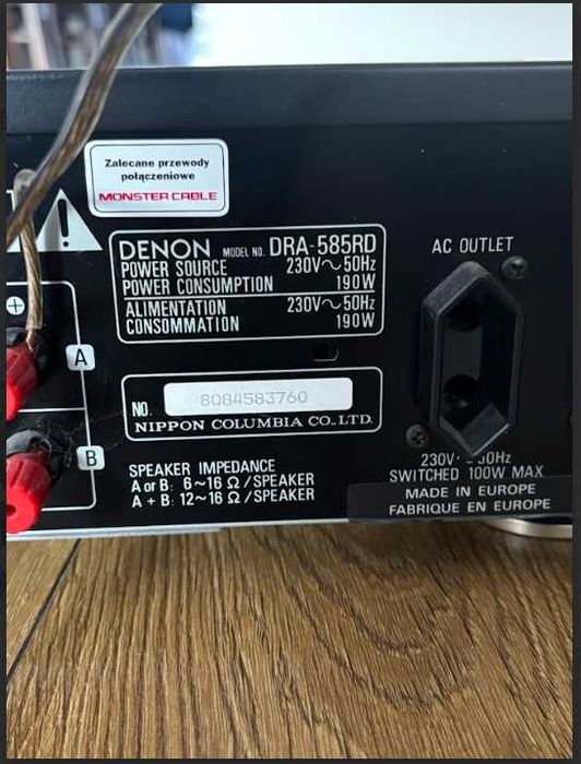 DENON Precision Audio Component DRA-585RD