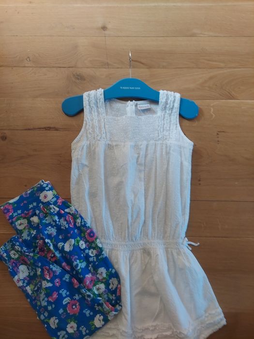 Cudna, modna bluzka/tunika white r 11l i 146 cm