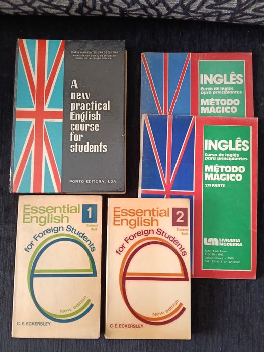 Livros Curso de Inglês, pagamento em numerário zona Lisboa