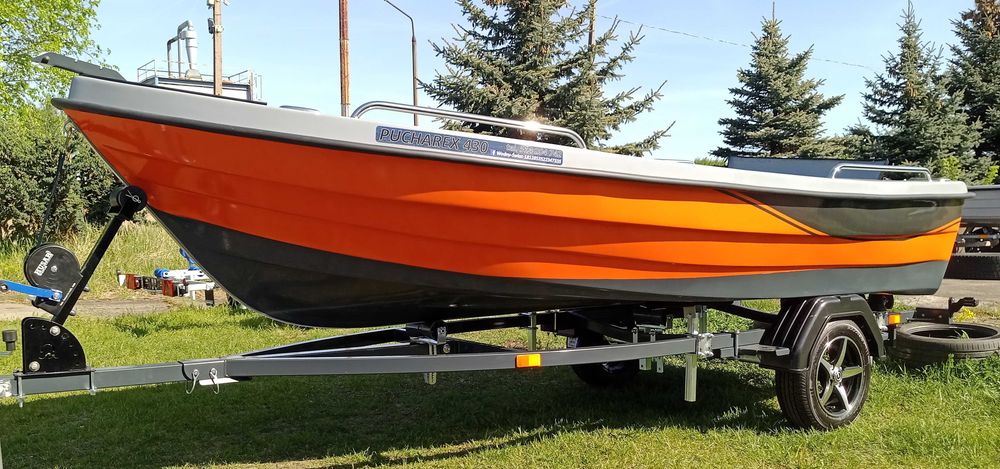 Łódka motorowa, wędkarska PX 430 II, łodzie, łódki.