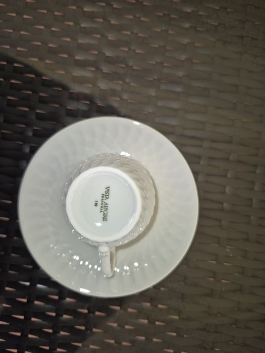 Chávena e pires de café