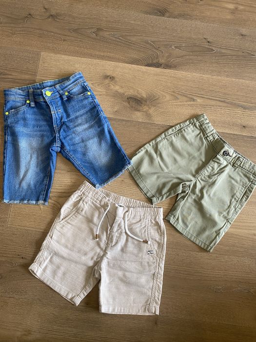 Krotkie spodenki chłopięce